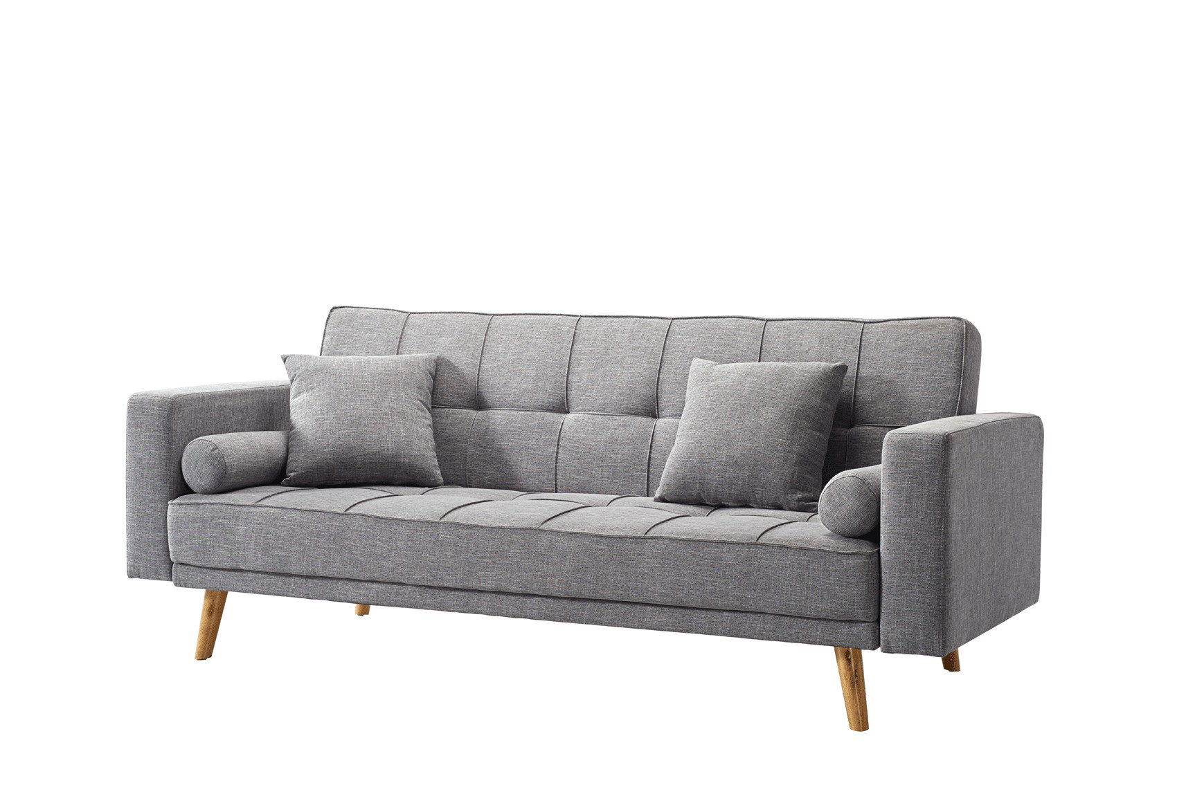 Corrigan Studio Detwiler Microfiber 80 Square Arm Sofa Bed Corrigan Studio Detwiler Microfiber 80