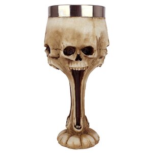 Gothic Scare Skull Goblet