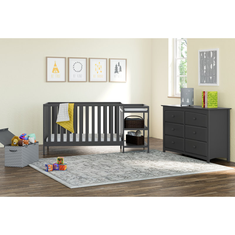Storkcraft Pacific Convertible Standard Crib And Changer Combo 2