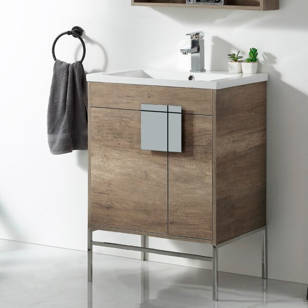 Modern Contemporary Powder Room Vanity Cabinet 36 Allmodern