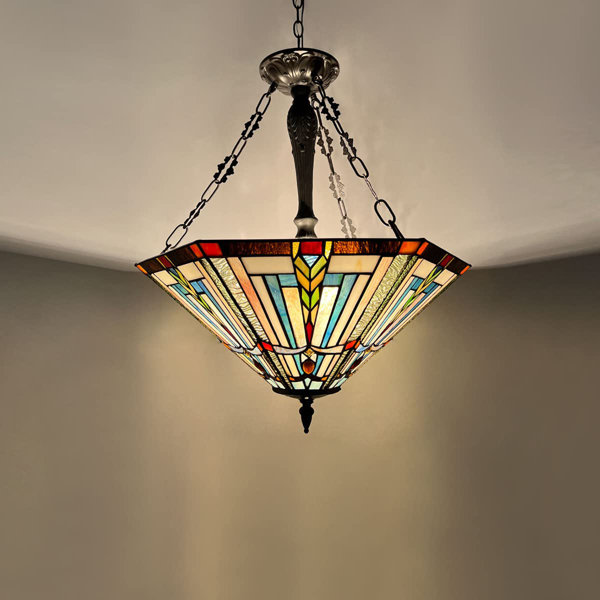Inverted Tiffany Ceiling Light | Wayfair