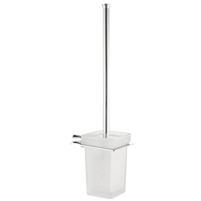 wall mounted toilet brush and holder