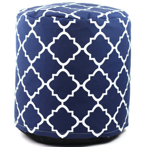 Cribb Round Outdoor Beanbag Ottoman