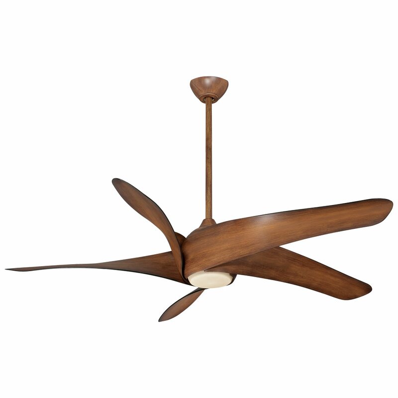 Minka Aire 62 Artemis 5 Blade Led Ceiling Fan With Remote Light