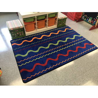 Kid Carpet Kidtastic Tufted Blue Area Rug Wayfair