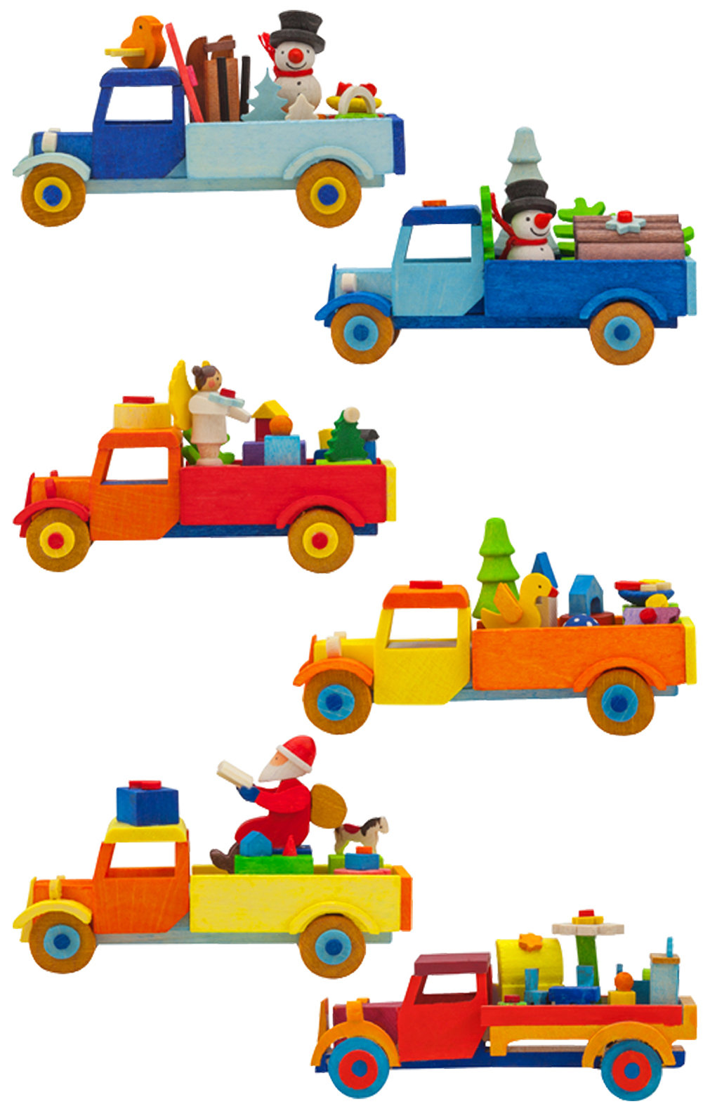 Alexander Taron 6 Piece Graupner Assorted Truck Hanging Figurine Ornament Set Wayfair