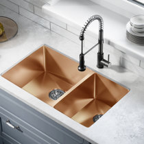Wayfair | Black Double Kitchen Sinks You'll Love in 2022
