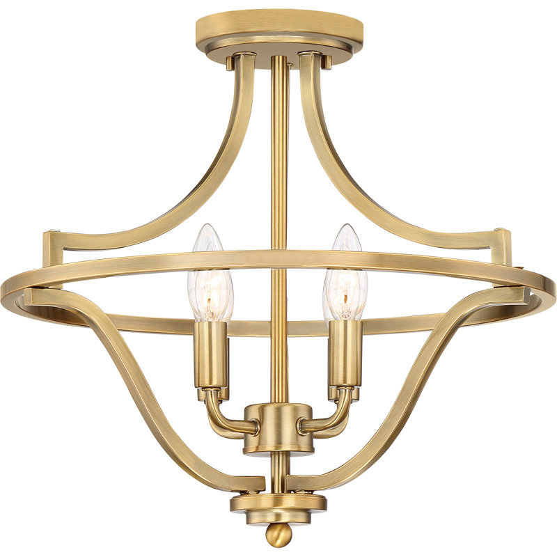 Alcott Hill Gorge 4 Light Semi Flush Mount Reviews Wayfair