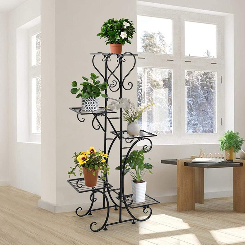 Red Barrel Studio® 5 Tier Metal Plant Stand, HeavyLoading