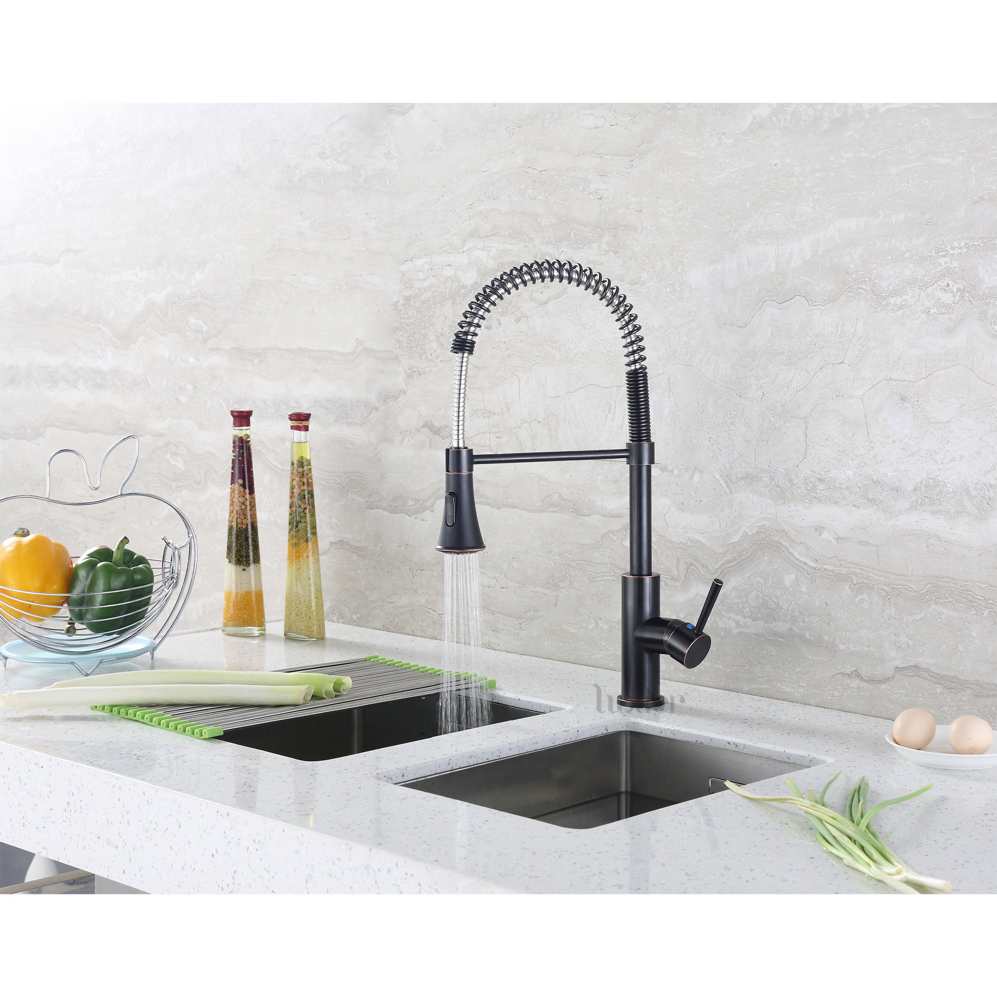 Luxier Pull Down Single Handle Kitchen Faucet Reviews Wayfair Pull Down Single Handle Kitchen Faucet