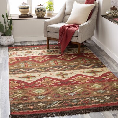 Farmhouse & Rustic Red Area Rugs | Birch Lane