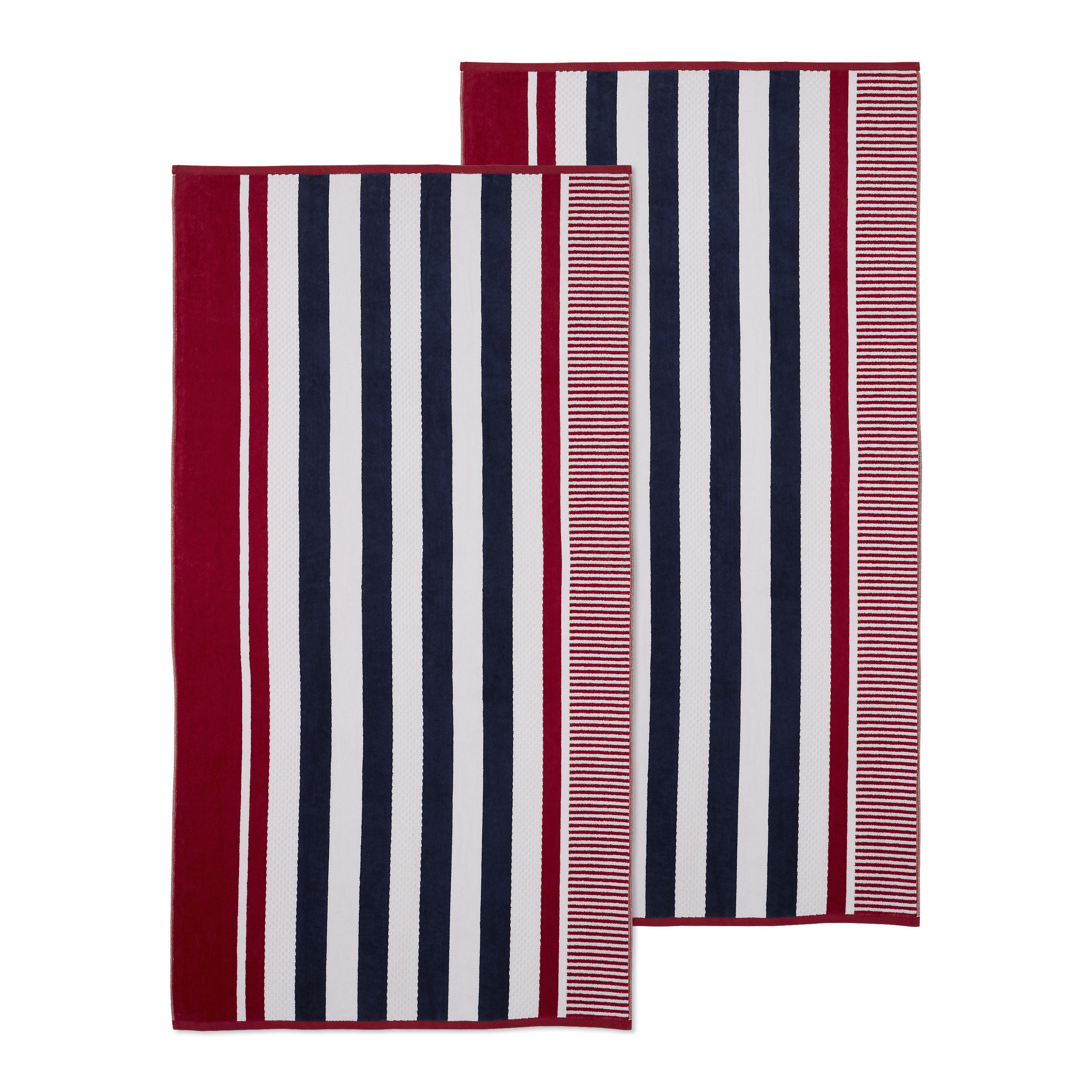2 Piece 100 Cotton Beach Towel Set Reviews Allmodern 2 Piece 100 Cotton Beach Towel Set