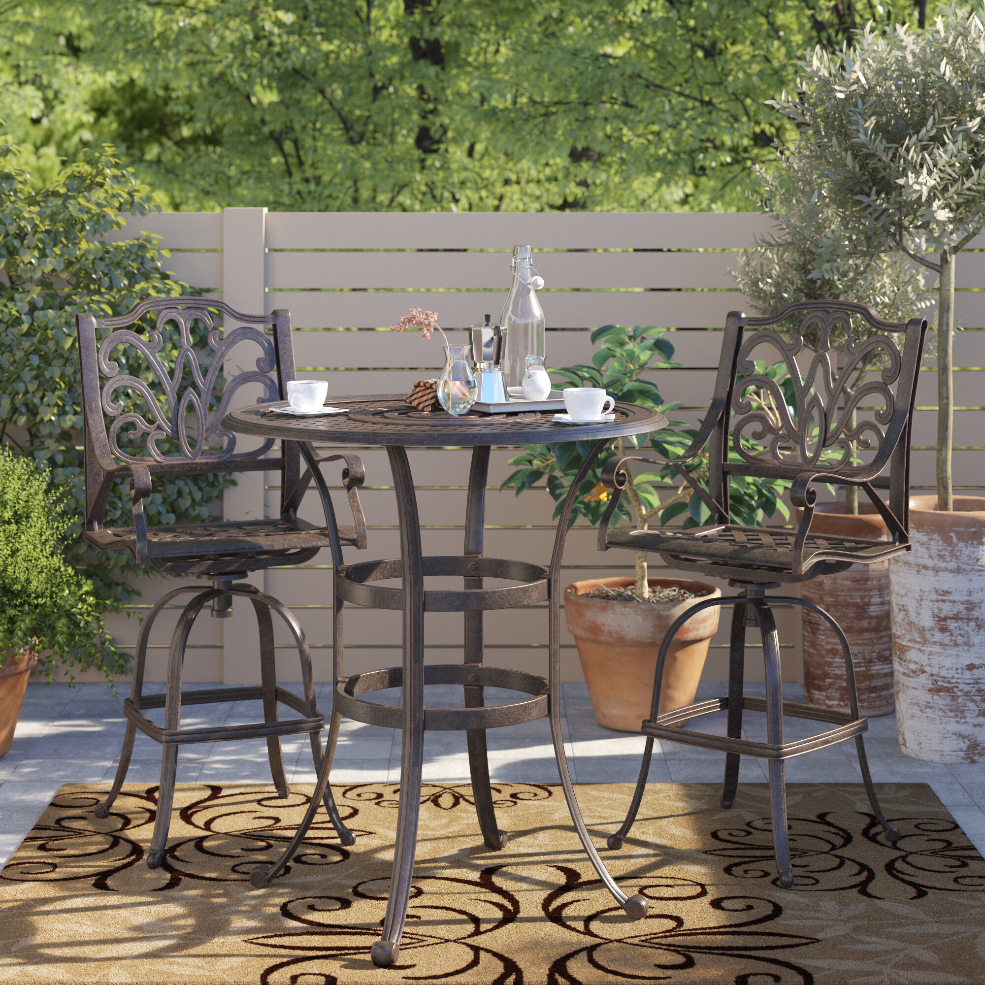 wayfair 2 seater bistro set