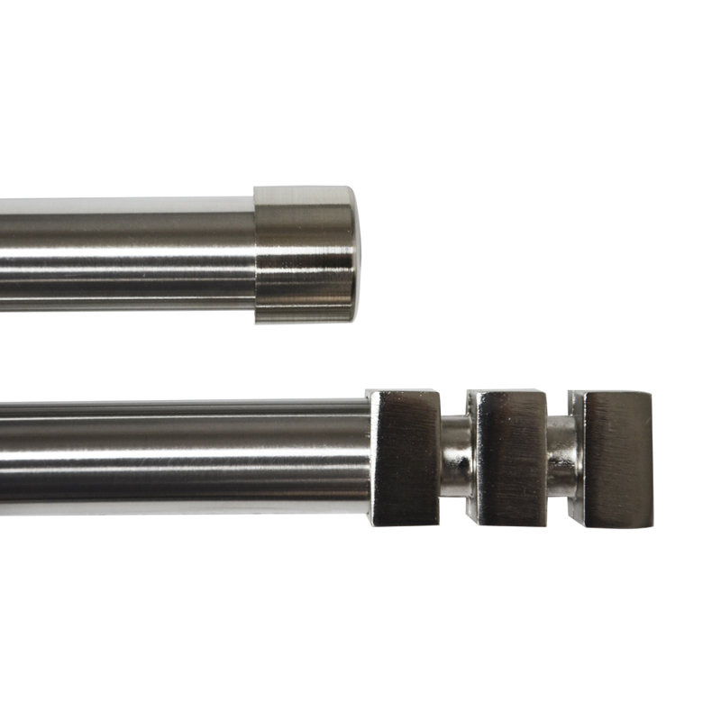 Latitude Run Woodson Double Curtain Rod Wayfair