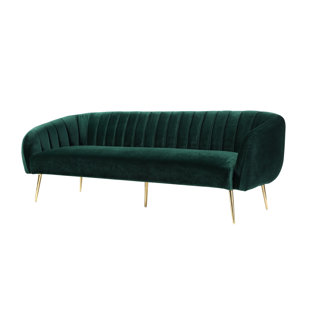 Modern Contemporary Forest Green Sofa Allmodern