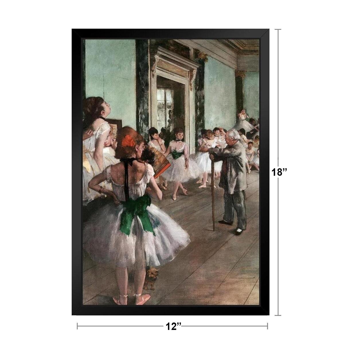 Red Barrel Studio® The Ballet Class Lesson Master Jules Perrot Art ...