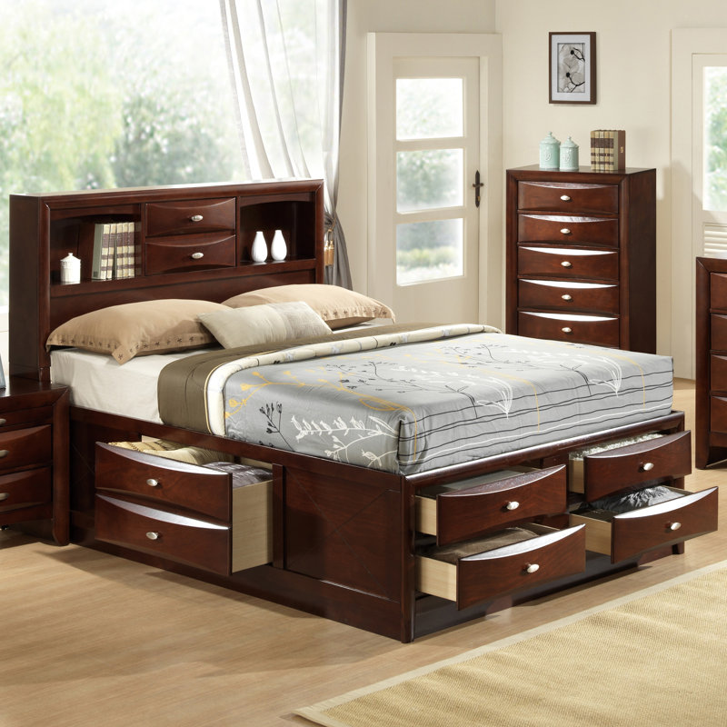 Platform Bed Frames With Drawers global furniture usa linda storage platform bed & reviews | wayfair Platform Bed Frames With Drawers global furniture usa linda storage platform bed & reviews | wayfair