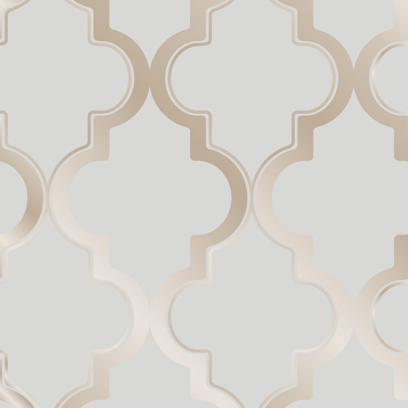 Mercer41 Gaston 33 L X 20 W Trellis And Stick Wallpaper Roll Gaston 33 L X 20 W Trellis And Stick Wallpaper Roll