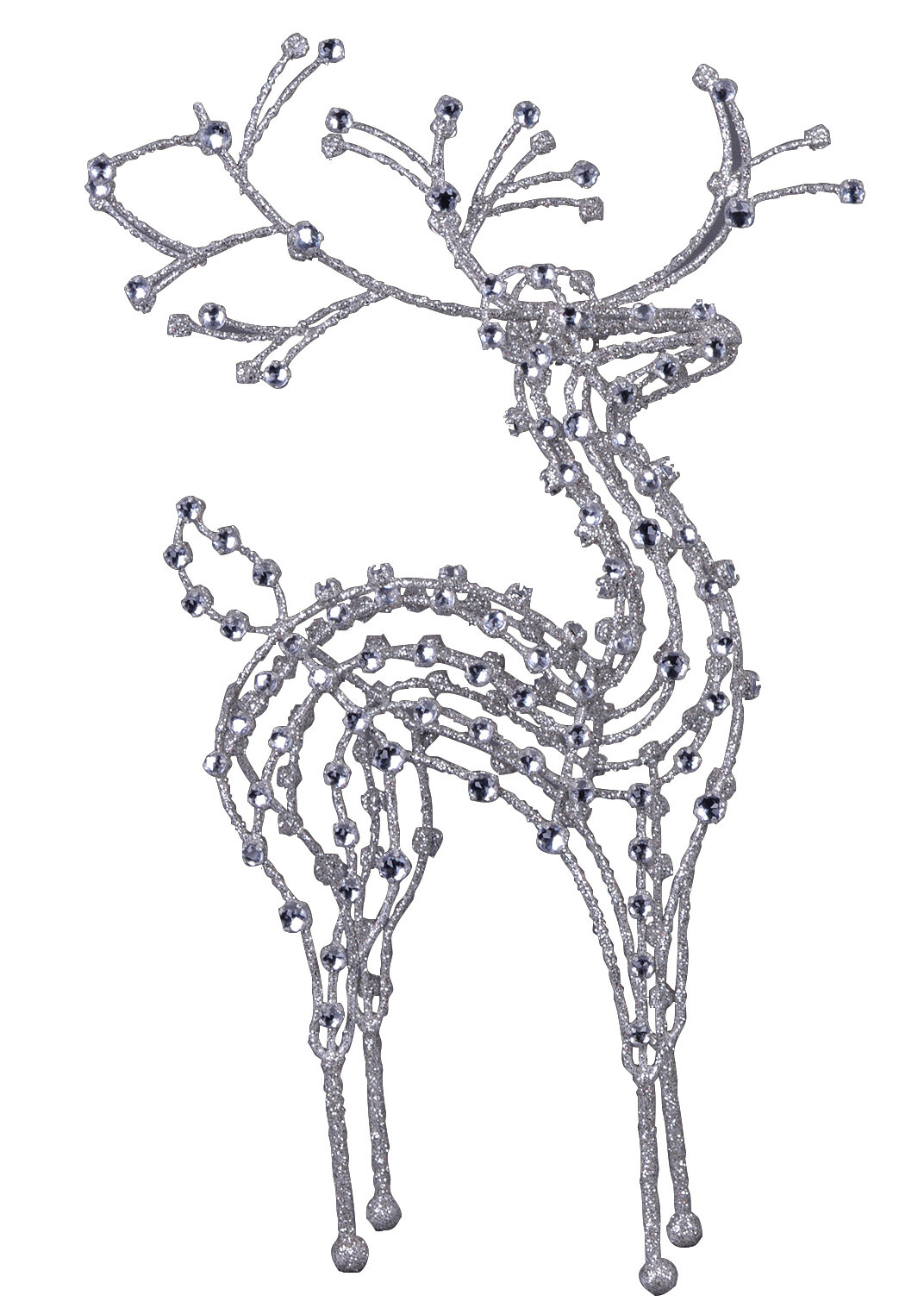 wire reindeer antlers