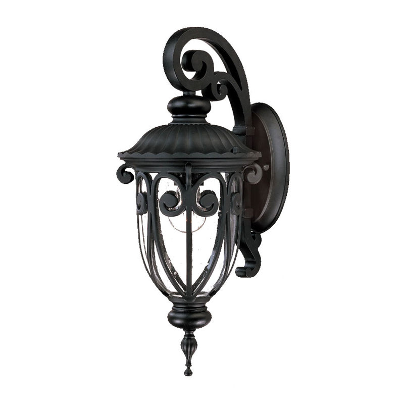 Appalachian 18" H Seeded Outdoor Wall Lantern