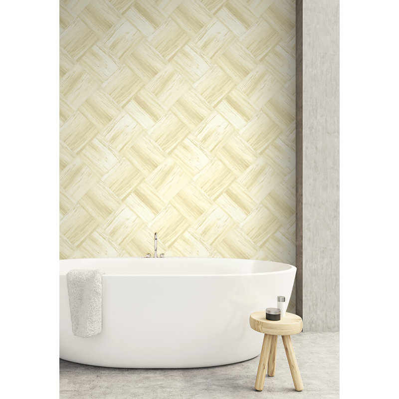 Ivy Bronx Abella Masquerade Weave 33 L X 20 5 W Wallpaper Roll