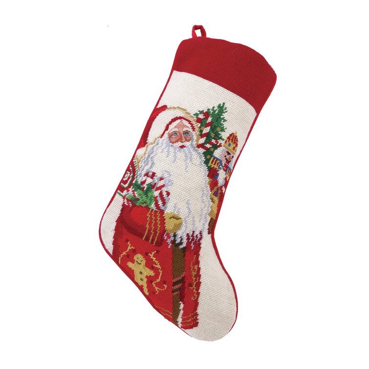 Peking Handicraft Lolly Jolly Christmas Needlepoint Stocking & Reviews ...