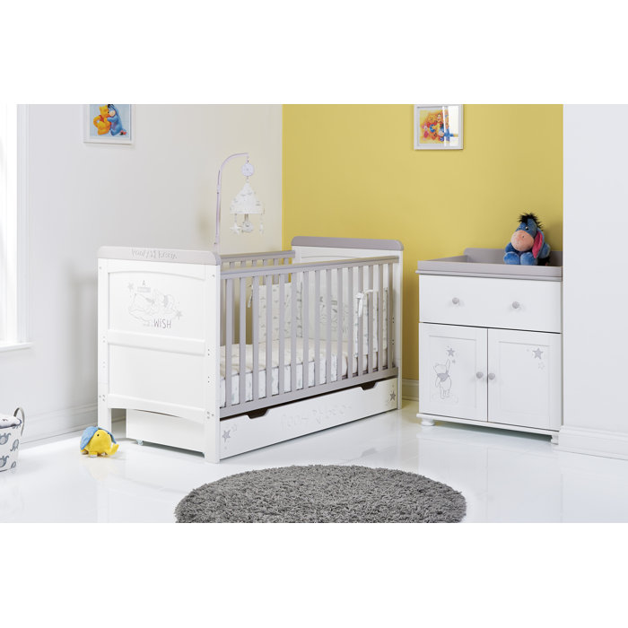 Disney Winnie The Pooh Dreams Wishes 2 Piece Nursery Furniture Set