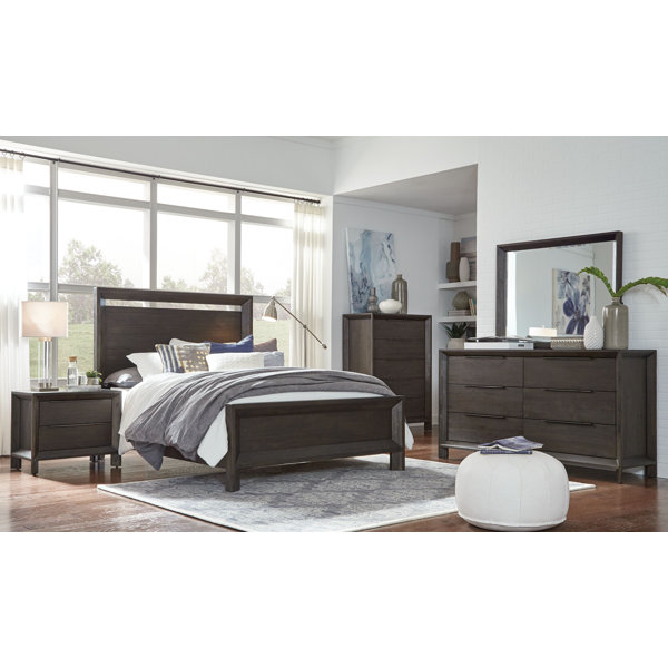 Red Barrel Studio® Tahsin Platform Solid Wood Configurable ...