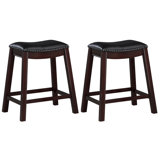 Montoya 24.5'' Counter Stool (Set of 2) by Longshore Tides