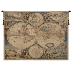 World Map Tapestry Wanderlust Travel Educational Tapestry Wall Hanging Blanket 