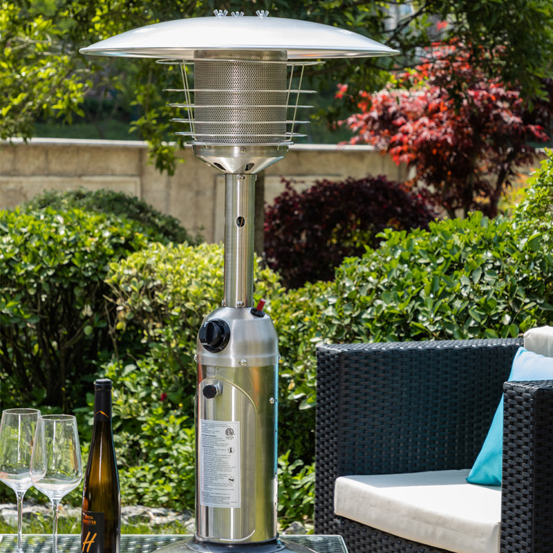 LEGACY HEATING Table Top Gas Patio Heater Steel