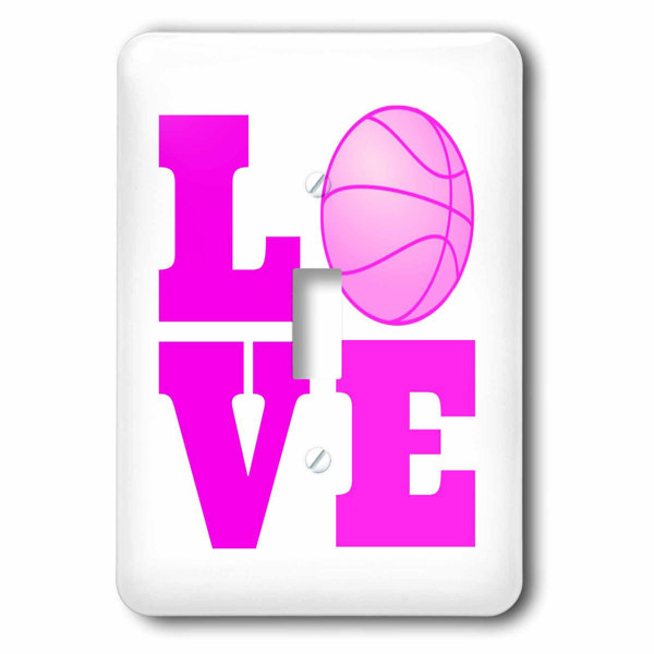3drose Love Basketball 1 Gang Toggle Light Switch Wall Plate Wayfair