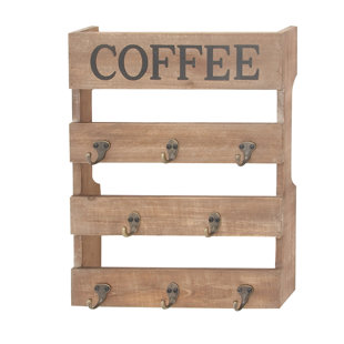 Wall Mounted Coffee Mug Rack Wayfair Ca Wall Mounted Coffee Mug Rack Wayfair Ca