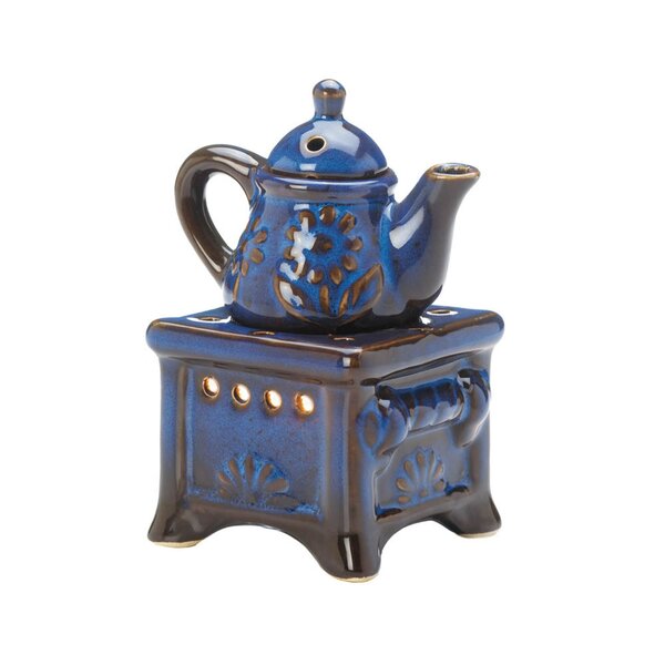 Beautiful Bronze Finish Teapots and Tea Kettles Warmer w/ Tealight Candle 5.75" 