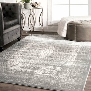 Hien Dark Gray Area Rug