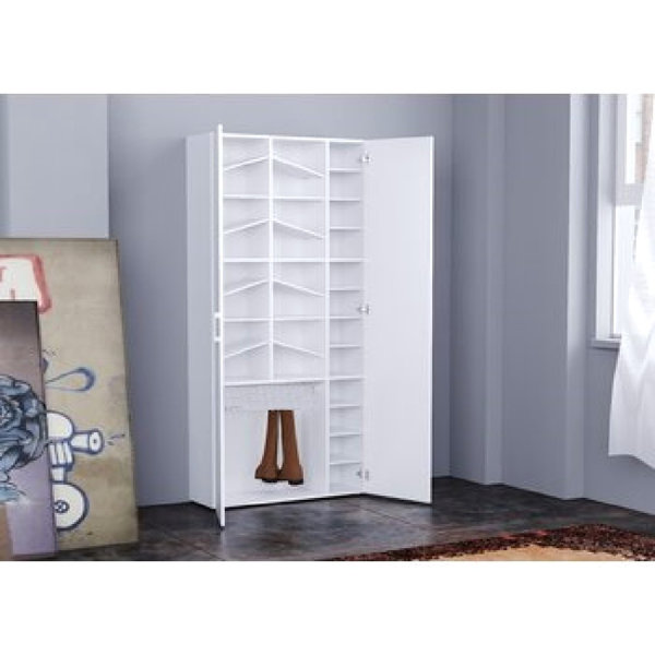 Zipcode Design First Glance 32 Pair Shoe Storage Cabinet & Reviews ...