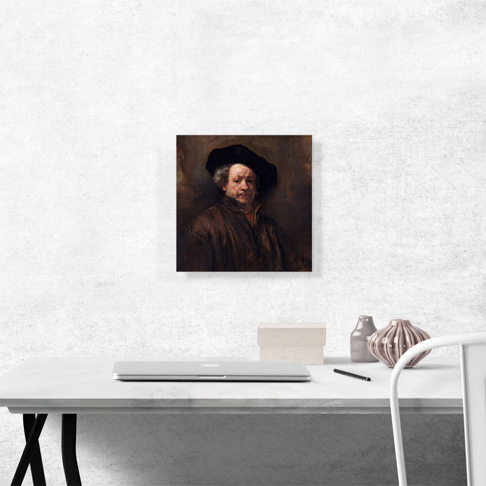 Dutch Self-Portrait Rembrandt van Rijn 1660 Rembrandt Stretched Canvas