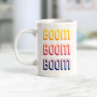 Boom Boom Boom Coffee Mug Trinx