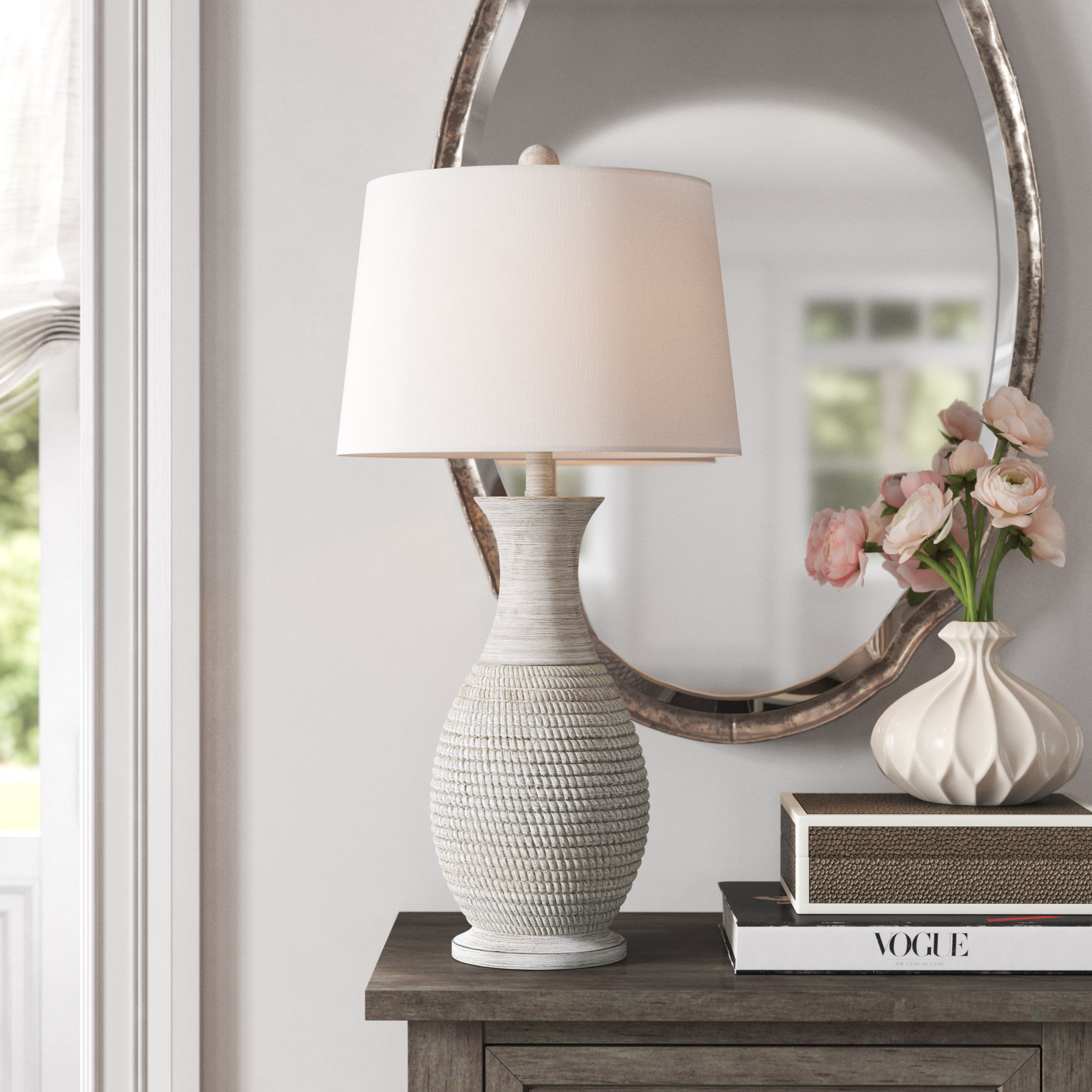 bedside table lamps wayfair