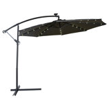 Black Lighted Patio Umbrellas You Ll Love In 2020 Wayfair