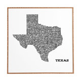 Map Of Texas Wall Art Wayfair