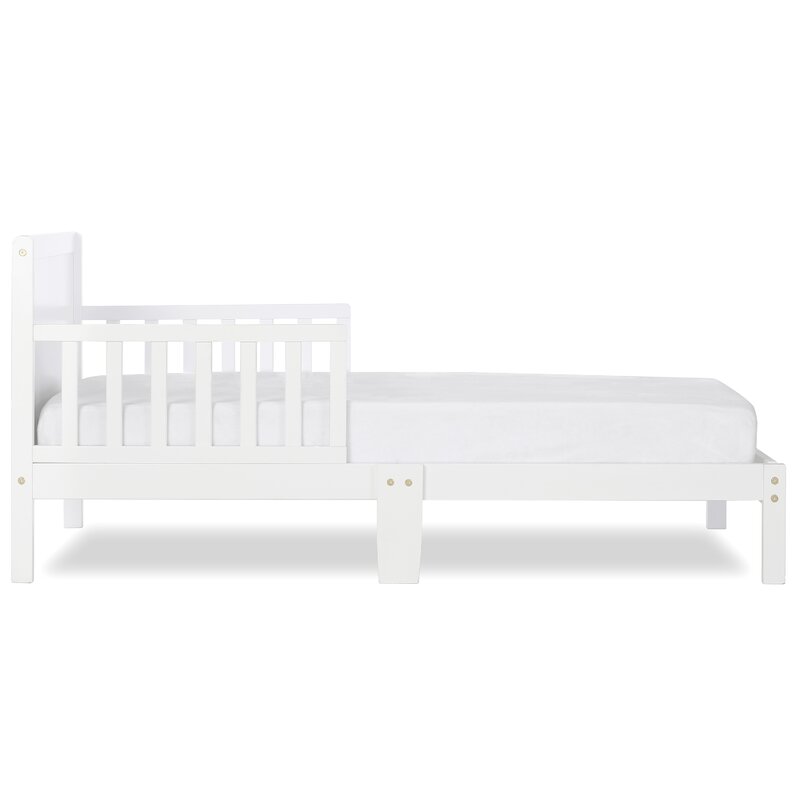 white toddler bed