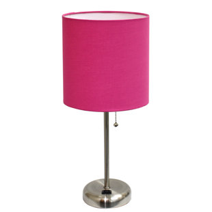 Hot Pink Table Lamp Wayfair Quickview Purple Teal Pink