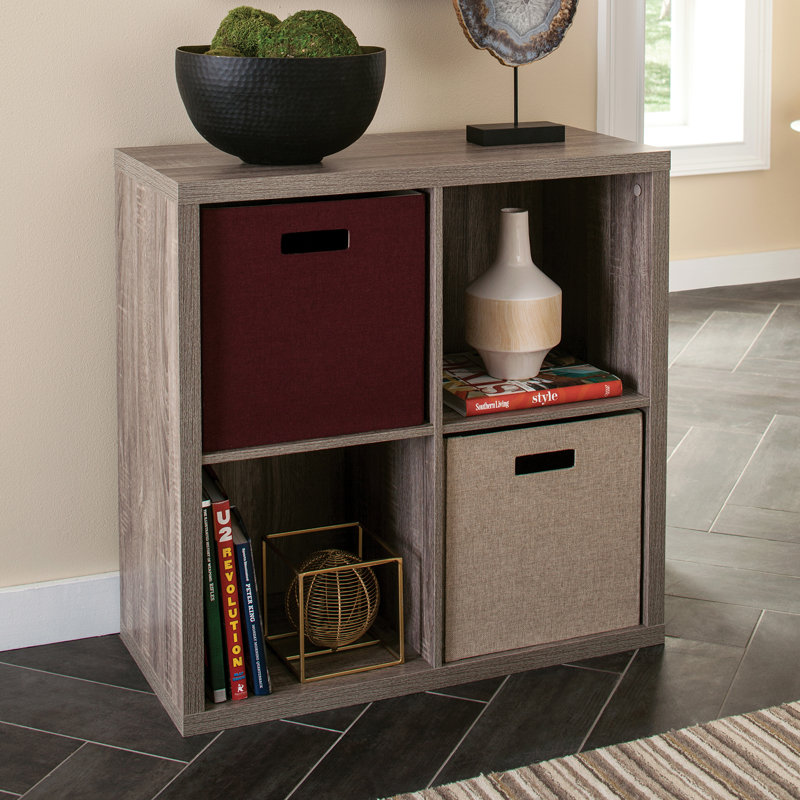 Closetmaid Decorative Storage Cube Unit Bookcase Reviews Wayfair Decorative Storage Cube Unit Bookcase