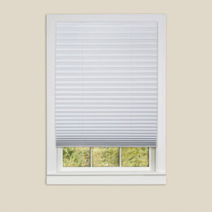 1-2-3 Vinyl Room Darkening Pleated Shade (Set of 6)