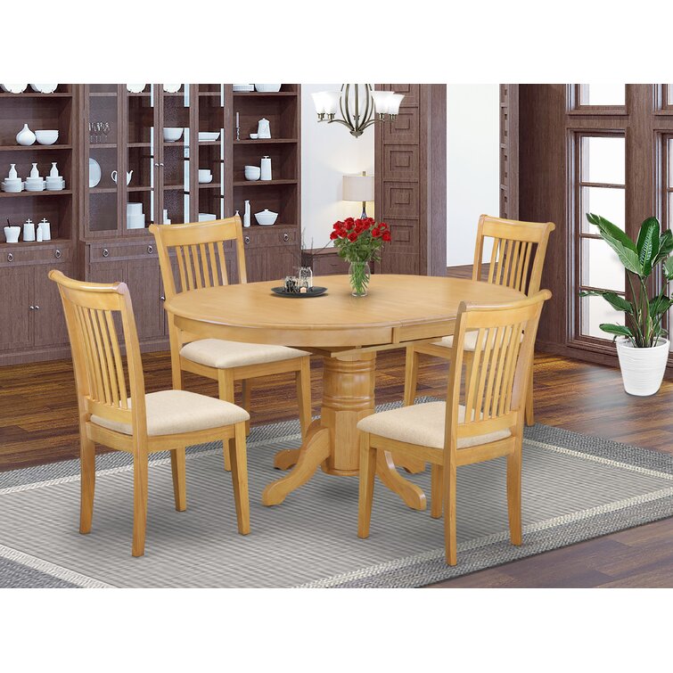 butterfly table and 4 chairs