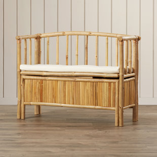 Go to store & view more images World Menagerie Gerhard Bamboo Storage Bench