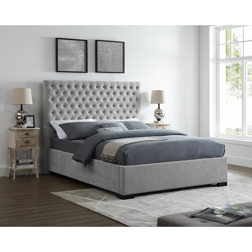 Brambly Cottage Spurgeon Upholstered Bed Frame & Reviews | Wayfair.co.uk