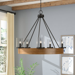 Best Sushma Gray Ash 5-Light Wagon Wheel Chandelier By Gracie Oaks Ceiling Lights Sushma Gray Ash 5-Light Wagon Wheel Chandelier By Gracie Oaks Ceiling Lights