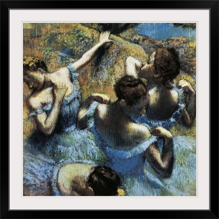 Dancer in Green Giclee Canvas Print Edgar Degas  Swaying Dancer